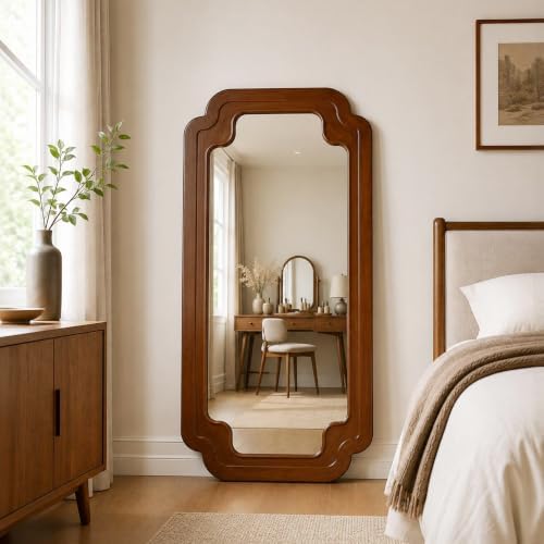 Saliwa Farmhouse Full Length Mirror by Unknown