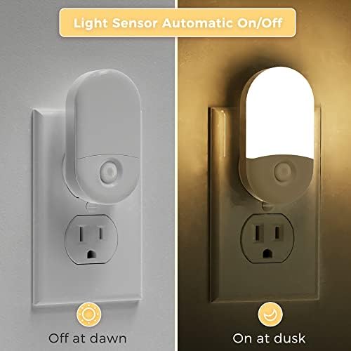 L LOHAS LED Night Lights Plug into Wall, 4 Pack LED Night Light Light - Image 2