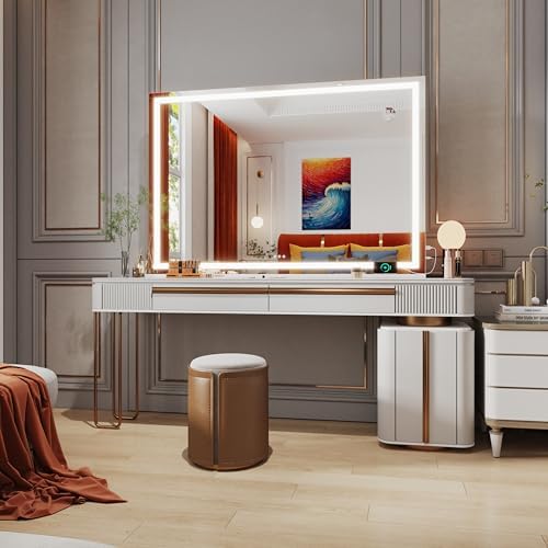 Hasipu Vanity Mirror with Lights, Lighted Makeup Mirror with Dimmable 3 Modes - Image 6