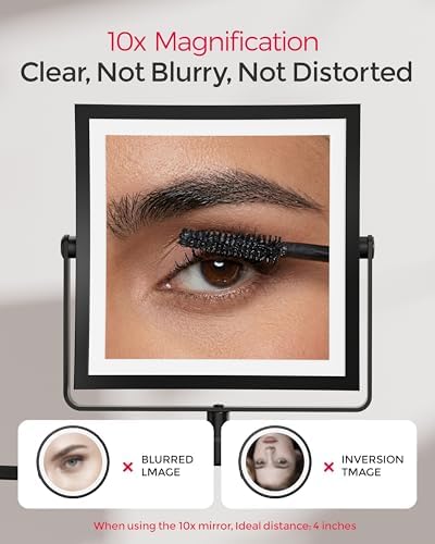 Rechargeable Wall Mounted Makeup Mirror - Image 3