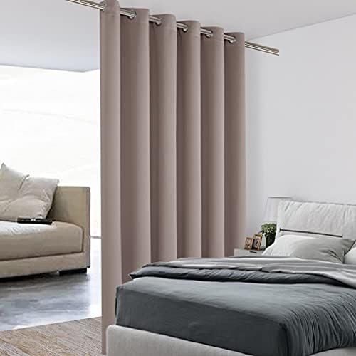 BONZER Room Divider Curtain, Total Privacy Wall Screen Partitions by Bonzer