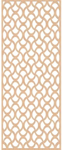 Resort Decorative Pierced Fretwork Wood Wall Panels, 29 3/8"W x 74 3/8"H x 3/8"T - Image 4