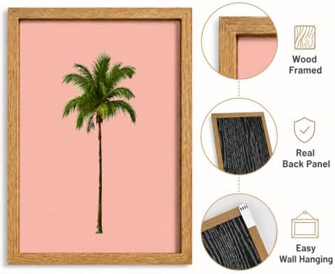 Framed Palm Tree Canvas Wall Art - Image 4