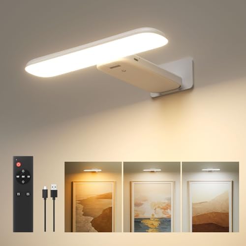 Picture Lights for Wall Rechargeable, Picture Frame Lights, Dartboard light by FULEN