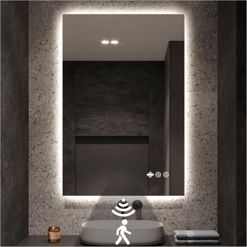 24 x 36 in Backlit LED Bathroom Mirror by nolsia