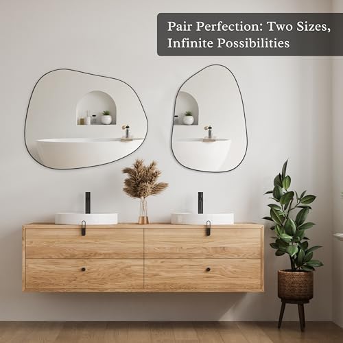 PERFNIQUE Irregular Asymmetrical Wall Mirror - Image 5