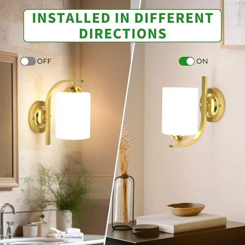 Phaosio Gold Wall Sconces Lights - Image 6
