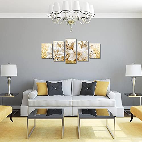 LUDUHU Modern Flower Theme Wall Art - Image 5