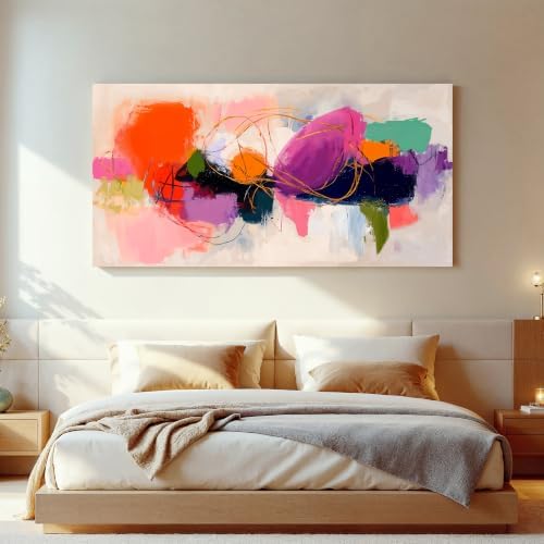 Tsomzxng Colorful Graffiti Large Abstract Wall Art - Image 3