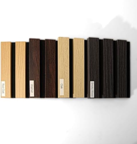 AMZDEPOT Wood Slat Wall Panels, 4 Pack Sample 48"×24" Sound Absorbing - Image 4