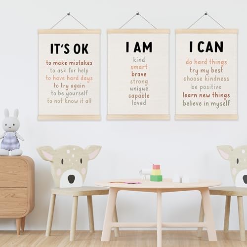 Koesus Inspirational Classroom Wall Art Poster Hanger Frame 12x16 Inch Set of 3 - Image 4