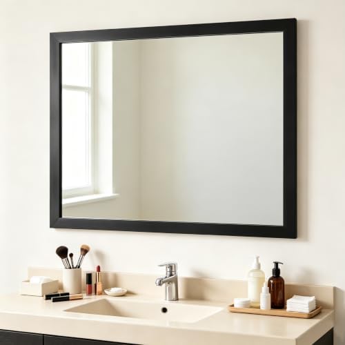 Bathroom Mirror for Over Sink 36x24 Inch Rectangular Wall Mirror - Image 3