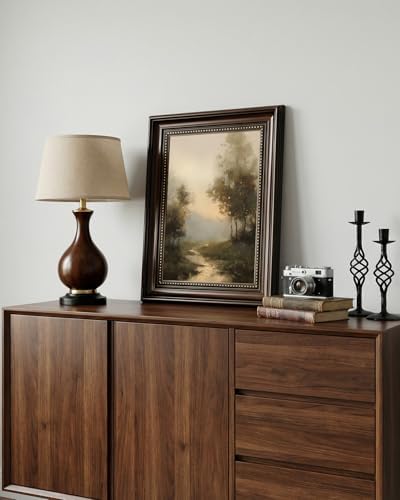 VIYYIEA Landscape Wall Art, Vintage Nature Foggy Forest Prints 12 x 16 in - Image 2