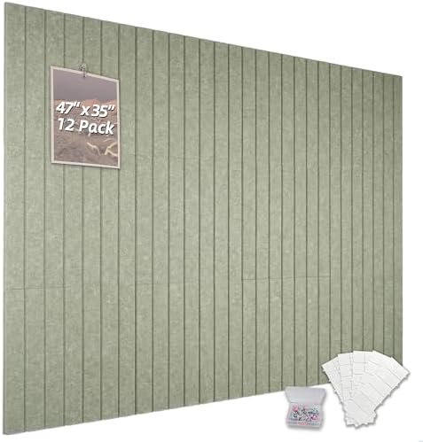 Cork Board Alternative-Felt Slat Wall Paneling, Office Bulletin Board by Unknown