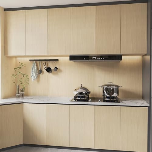 Oak Wood Contact Paper Peel and Stick Wallpaper Countertop Vinyl Wrap White - Image 3
