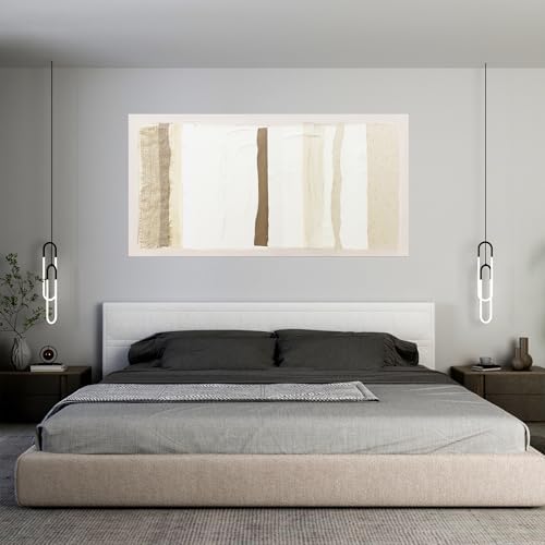 Neutral Wall Art Brown And White Wall Art Decor Artwork - Image 6