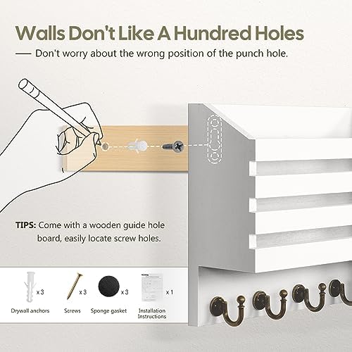 FifthQuarter Mail Holder Wall Mount - Image 4