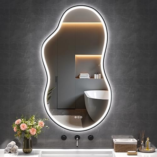 Hasipu Irregular Bathroom Mirror by Whatssuitableisthebest