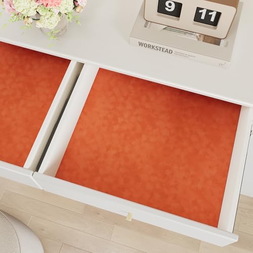 VEELIKE Orange Mottled Velvet Liner Self Adhesive Soft Felt Drawer Liners - Image 4
