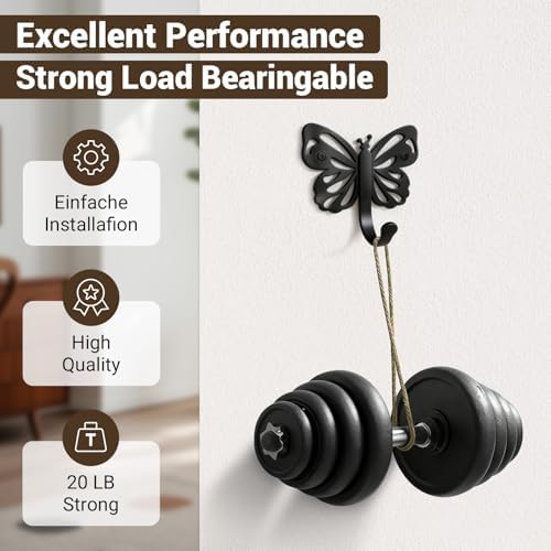 Butterfly Design Metal Hook for Both Screw Mounting and Strong Adhesive - Image 4