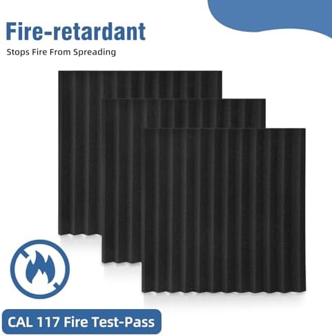 100 Pack Acoustic Panels 1 X 12 X 12 Inches - Image 3