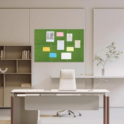 Large Cork Board 36" x 24", 6 Pack Felt Bulletin Board, Pin Boards - Image 6