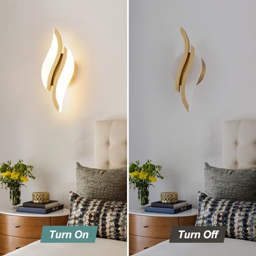 CANEOE Modern LED Wall Sconce Set of 2, 5CCT Dimmable Wall Light - Image 6