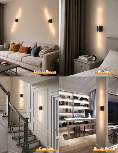 Crystal Bubble Rechargeable Wall Sconces Set of 2, Wireless Modern Lights - Image 4