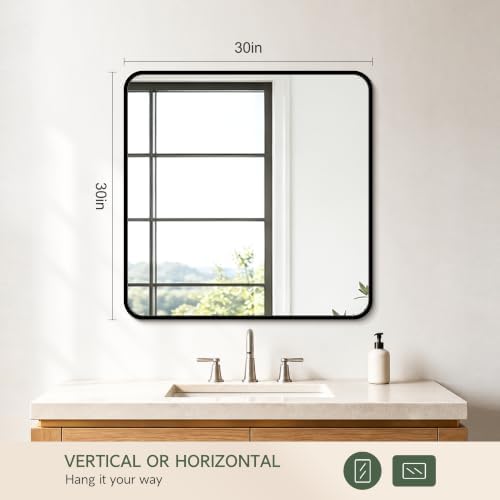 Bathroom Vanity Mirror, 30”x30” Wall Mirror - Image 2