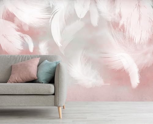 Elegant Feather Wallpaper Mural - Image 3