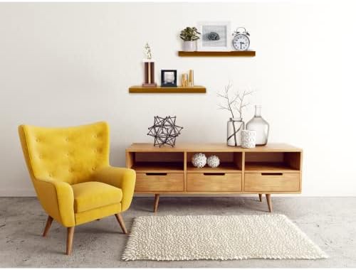 Teak Wood Floating Shelves Perfect - Image 2