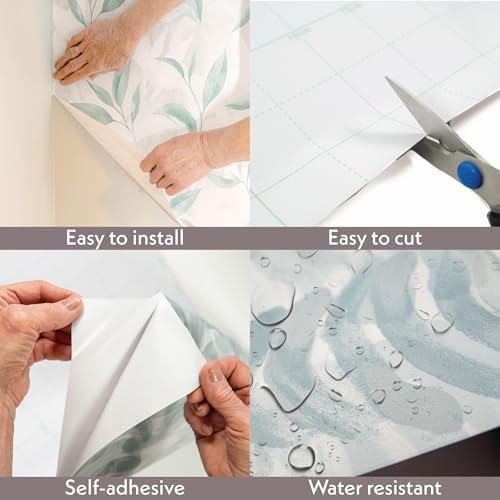Peel and Stick Wallpaper Roll, Force of Nature Design - Image 3