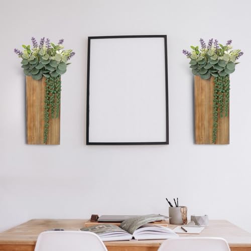 DILATATA Wood Wall Planters 2 Pack - Image 6