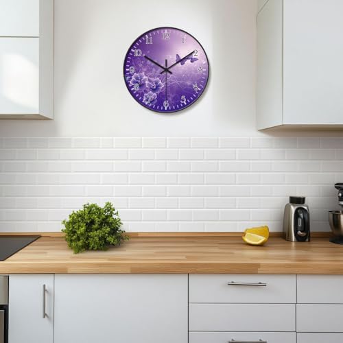 8 inch Decorative Wall Clock Battery Operated - Image 6