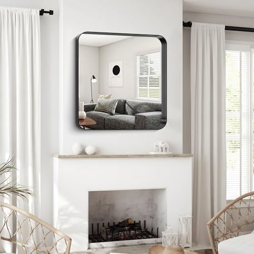 CIRCUMI Black Bathroom Mirror - Image 5