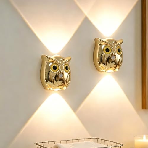 Sensor Motion Night Light: Cute Rechargeable Owl Lamp by OLISHALIGHT