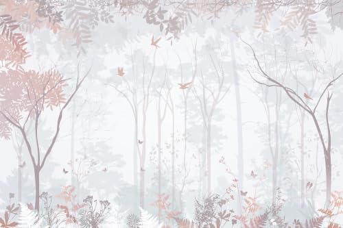 Pink Forest Wallpaper, peel and stick wall decals - Image 4