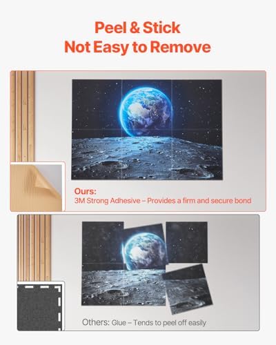 VEVOR 6 Pack Art Acoustic Panels, 70.87 x 47.24 x 0.4 inch Soundproof Wall Tiles - Image 3