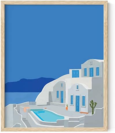 HAUS AND HUES Greece Poster by HausandHuesArtPrints