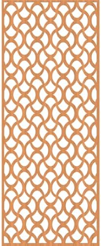 Resort Decorative Pierced Fretwork Wood Wall Panels, 21 3/8"W x 54 3/8"H x 1/4"T - Image 4