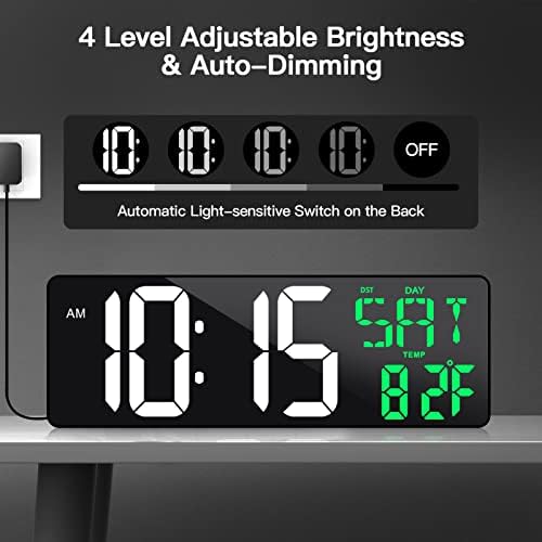 17" Large Digital Wall Clock - Image 3