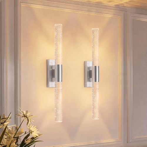 camuucci Battery Operated Wall Sconces Set of 2, Rechargeable Wall Lights by CAMUUCCIWALLSCONCES