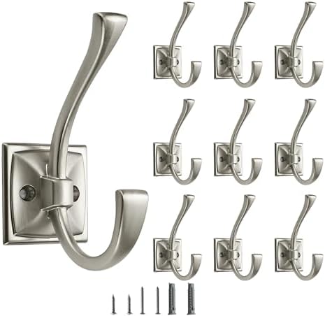 10 Pack Decorative Heavy Duty Towel Hooks by CABDM