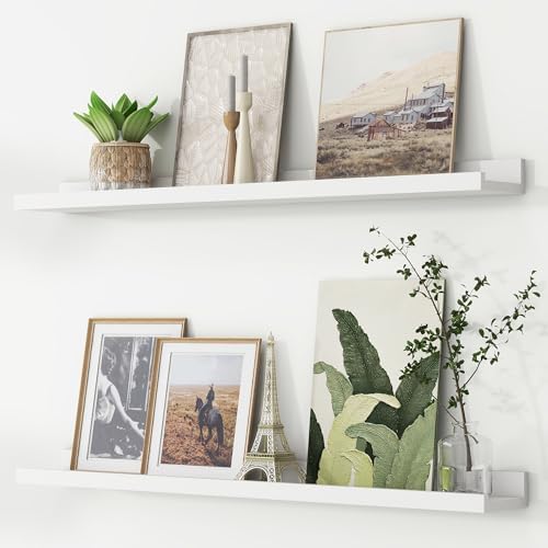 Picture Ledge Shelf, Floating Shelves by FLYJOE