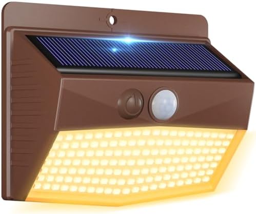 Peasur 1 Pack Solar Motion Sensor Lights Outdoor Waterproof by Peasur