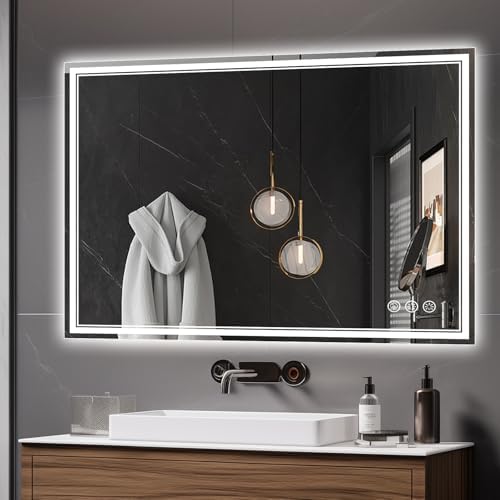 Ratsamee 40"x30" LED Bathroom Mirror by RATSAMEE
