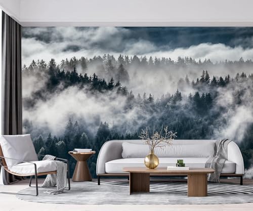 YQWDMX -Misty Forest Bedroom Wallpaper XT20 S 100" x 65" by YQWDMX