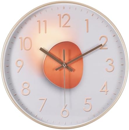 PATIKIL 12 Inch Modern Wall Clock, Silent Non-Ticking Wall Clocks Sweep by PATIKIL