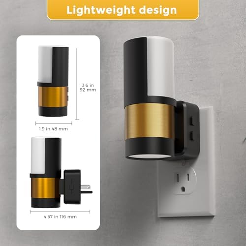L LOHAS LED Night Lights Plug into Wall, Dimmable Plug in Night Light - Image 6