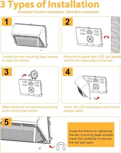 LED Wall Pack Light 120W 15600LM - Image 7